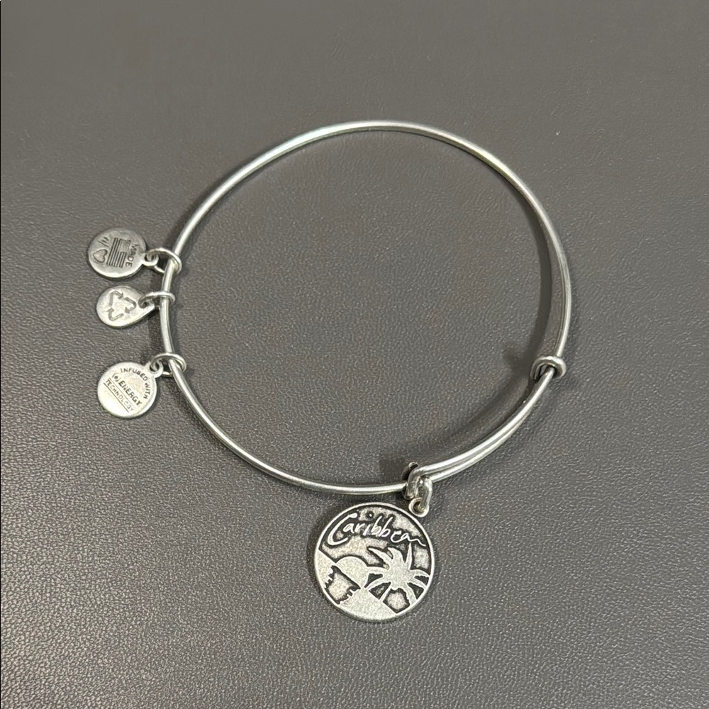 Alex and Ani - Silver Caribbean Charm Bracelet